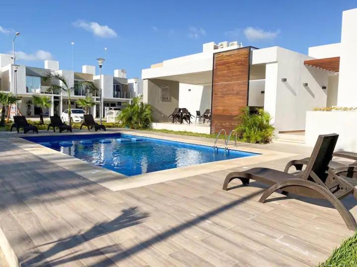 Elegante Y Preciosa Casa Con Excelente Ubicacion Villa Cancún Eksteriør billede